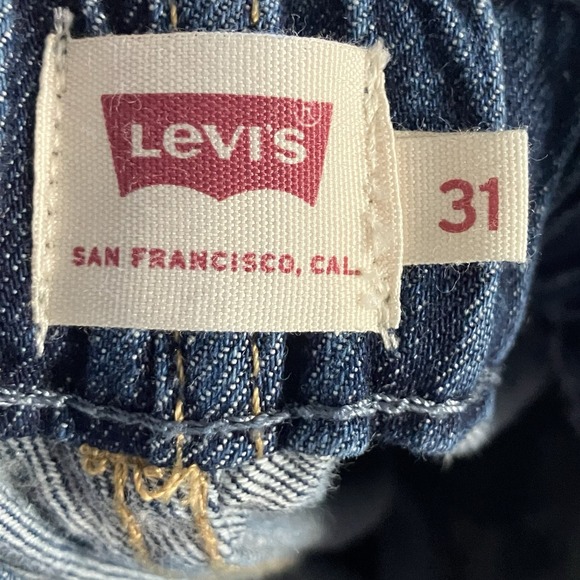 Levis Jeans Womens Sz 31 Blue high-waisted wide-leg or balloon-style‎ Denim - Picture 7 of 10